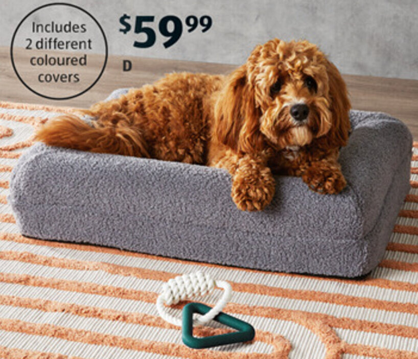 Memory Foam Pet Bed offer at ALDI