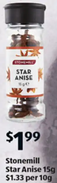 ALDI Stonemill Star Anise 15g offer