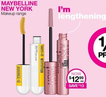 Priceline Maybelline New York Makeup Range offer