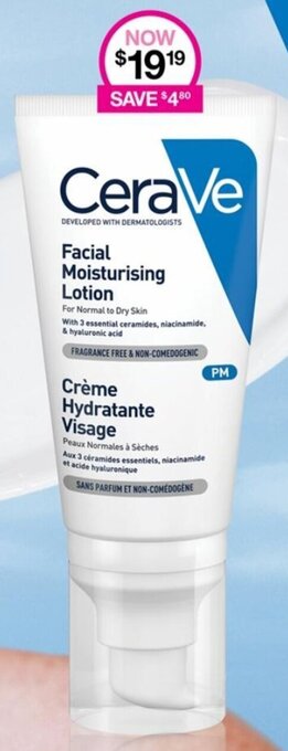 Priceline Cerave Facial Moisturising Lotion offer