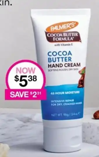 Priceline Palmer's Cocoa Butter Hand Cream offer