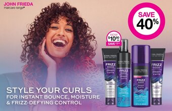 Priceline John Frieda Haircare Range offer