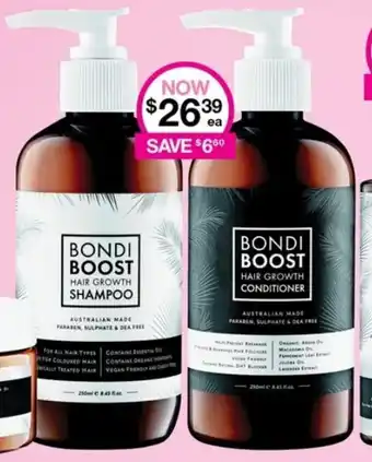 Priceline Bondi Boost Hair Growth Shampoo/ Conditioner offer