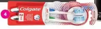 Priceline Colgate 360° Optic White Platinum Toothbrush Medium 2 Pack offer