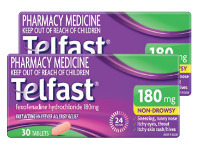 Telfast 180mg 30 Tablets