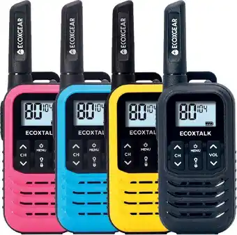 Anaconda Ecoxgear ecoxtalk handheld radio quad pack 0.5w offer