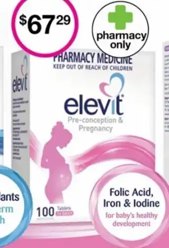 Priceline Pharmacy Medicine Elevit offer