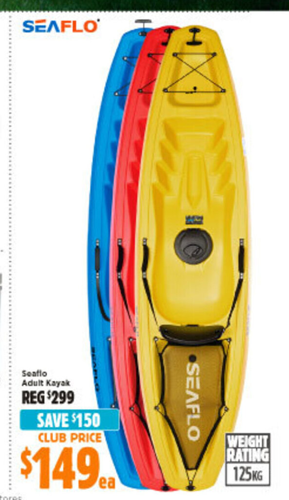 Seaflo Adult Kayak offer at Anaconda