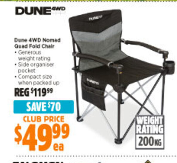 Dune 4wd nomad discount chair