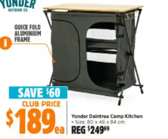 Anaconda Yonder Daintree Camp Kitchen offer