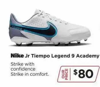 Sportspower Nike jr tiempo legend 9 academy offer