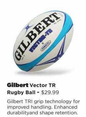 Gilbert vector tr rugby ball