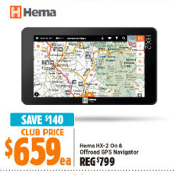 Hema HX-2 On & Offroad GPS Navigator