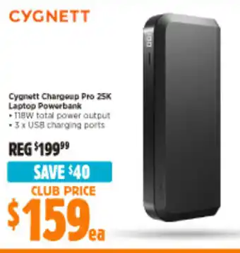 Anaconda Cygnett Chargeup Pro 25k Laptop Powerbank offer