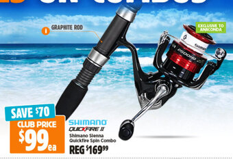 Anaconda Shimano Slenna Quickfire Spin Combo offer