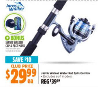 Anaconda Jarvis Walker Water Rat Spin Combo offer