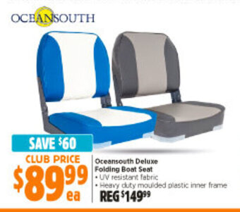 Anaconda Oceansouth Deluxe Folding Boat Seat offer