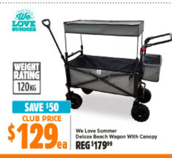 Anaconda We Love Summer Deluxe Beach Wagon With Canopy offer