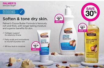 Priceline Palmer's skincare range offer