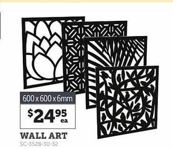 Stratco Wall art offer