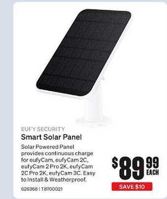 SuperCheap Auto Eufy security smart solar panel offer
