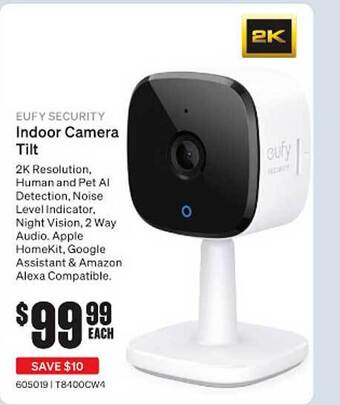 SuperCheap Auto Eufy security indoor camera tilt offer