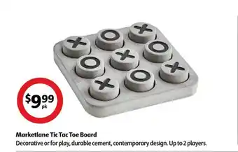 Marketlane tic tac toe board