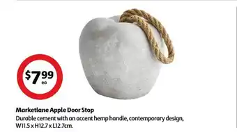 Coles Marketlane apple door stop offer