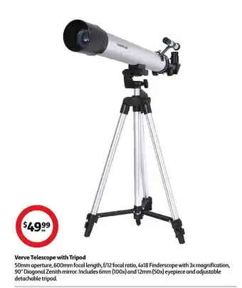 Coles Verve telescope with tripod offer