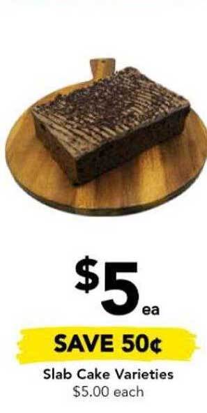 Drakes Slab cake varieties offer