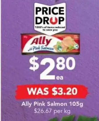Drakes Ally pink salmon offer