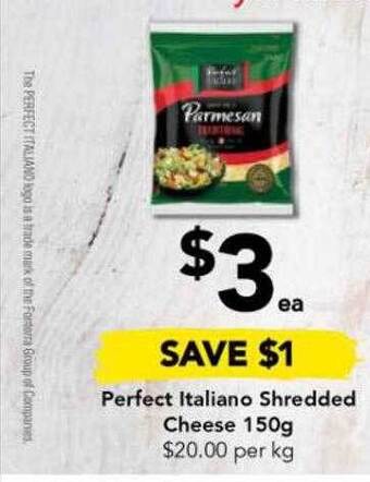 Drakes Perfect italiano shredded cheese offer