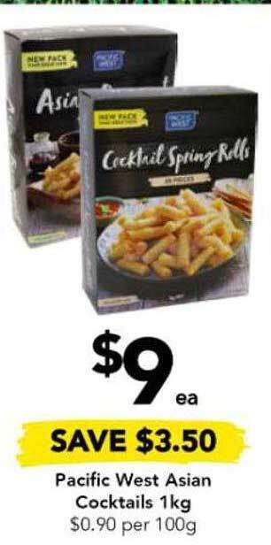 Drakes Pacific west asian cocktails offer