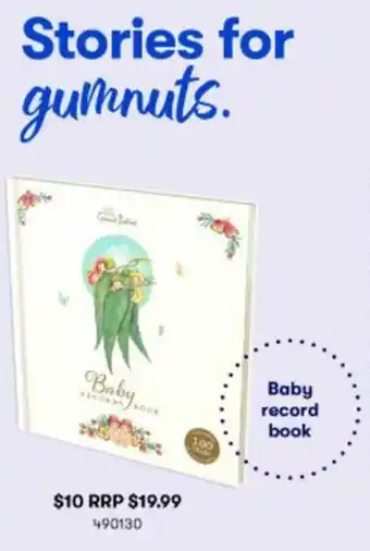 BIG W Baby Record Book offer