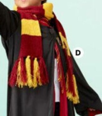 BIG W Harry Potter Gryffindor Scarf offer