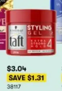 BIG W Napro Taft Styling Gel offer