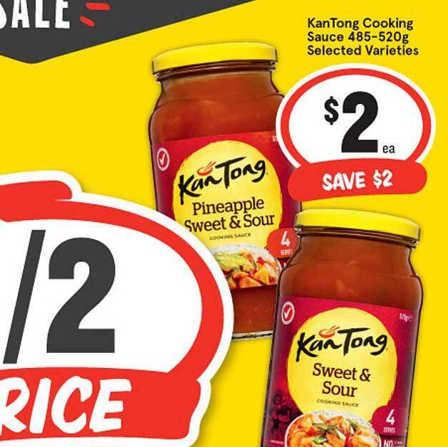 Kantong cooking sauce offer at IGA