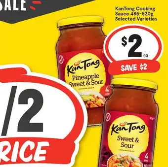 IGA Kantong cooking sauce offer