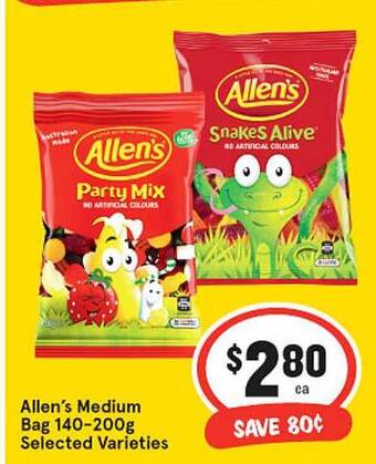 IGA Allen's medium bag offer