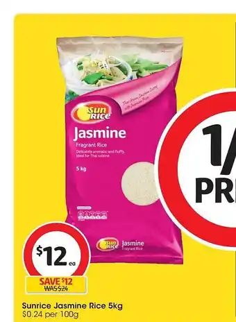 Sunrice jasmine rice