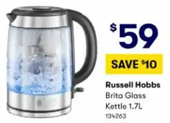 BIG W Russell Hobbs Brita Glass Kettle 1.7L offer