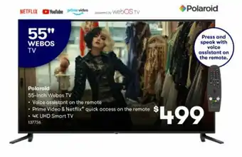 BIG W Netflix 55" WEBOS TV offer