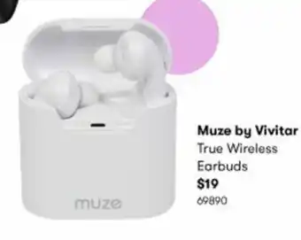 BIG W Muze by Vivitor True Wireless Earbuds offer