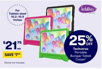 BIG W Techxtras Portable Bumper Tablet Cases offer