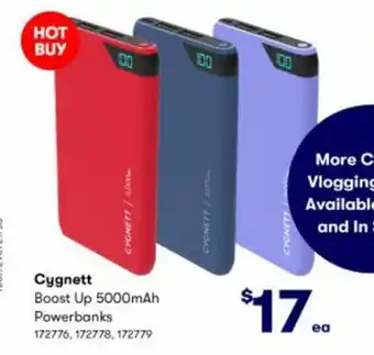 BIG W Cygnett Boost Up 5000mAh Powerbanks offer