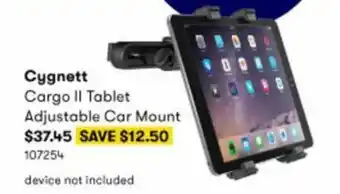 BIG W Cygnett Cargo II Tablet Adjustable Car Mount offer