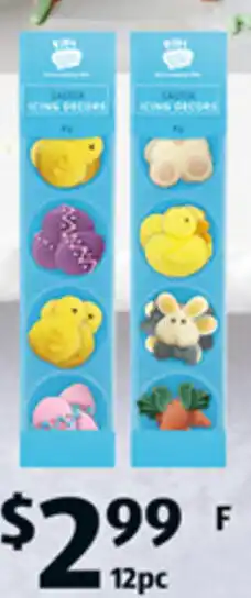 ALDI Easter Icing Decorations 12pc/8g offer