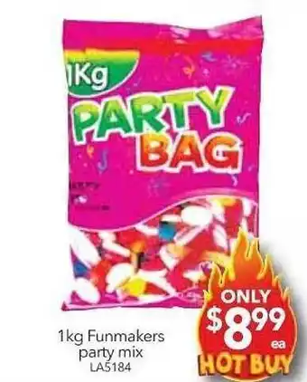 Cheap as Chips Funmakers party mix offer