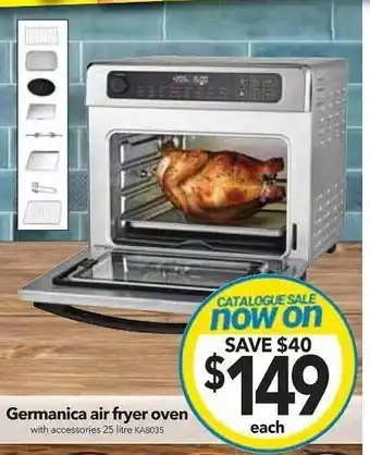 Cheap as Chips Germanica air fryer oven offer
