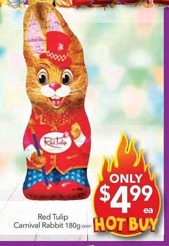 Red tulip carnival rabbit